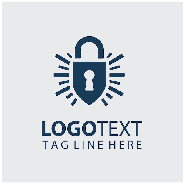 Ilustraciones vectoriales de bloqueo del logotipo