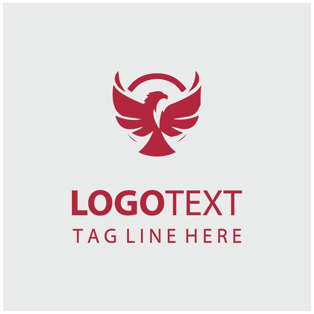 Ilustraciones vectoriales del logotipo del águila