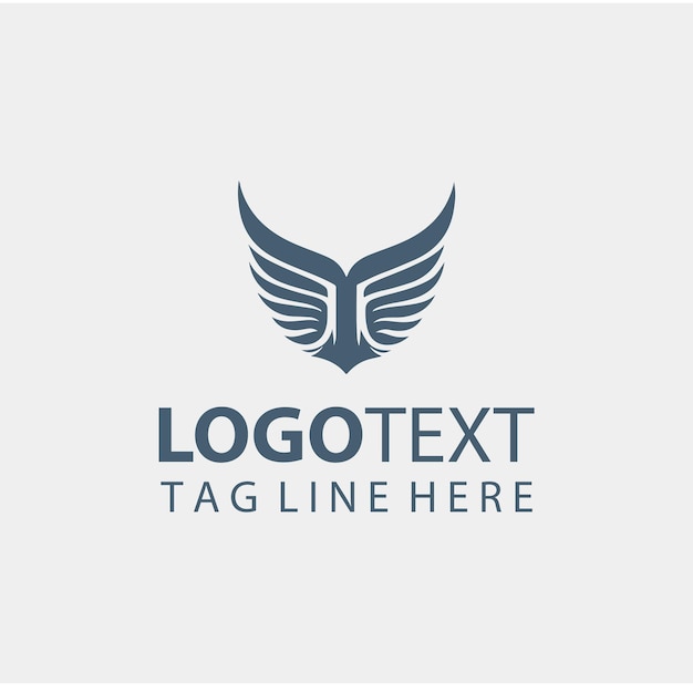 Ilustraciones vectoriales del logotipo de las alas mecánicas