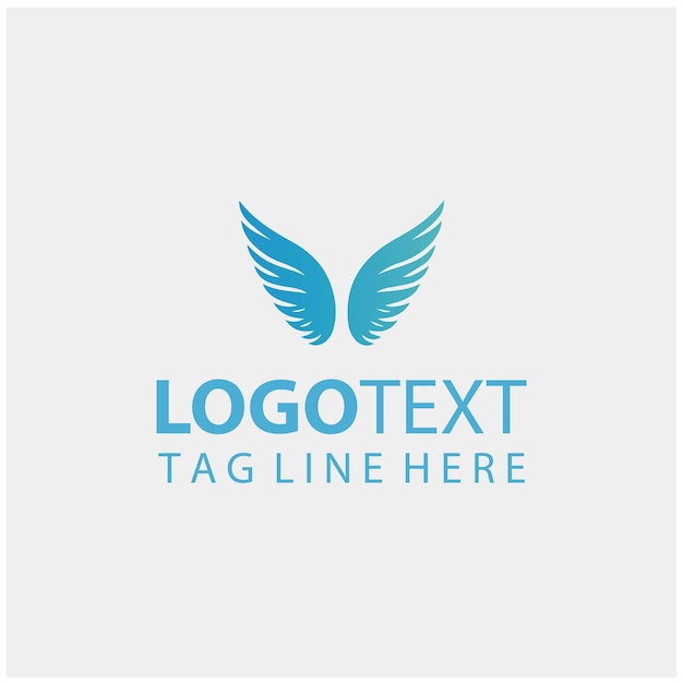 Ilustraciones vectoriales del logotipo de las alas mecánicas