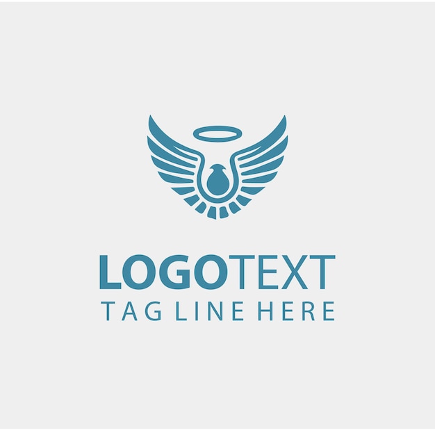 Ilustraciones vectoriales del logotipo de las alas mecánicas
