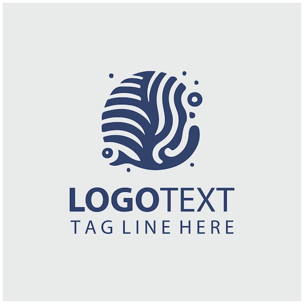 Ilustraciones vectoriales del logotipo del árbol de coral
