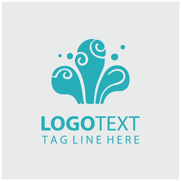 Ilustraciones vectoriales del logotipo del árbol de coral