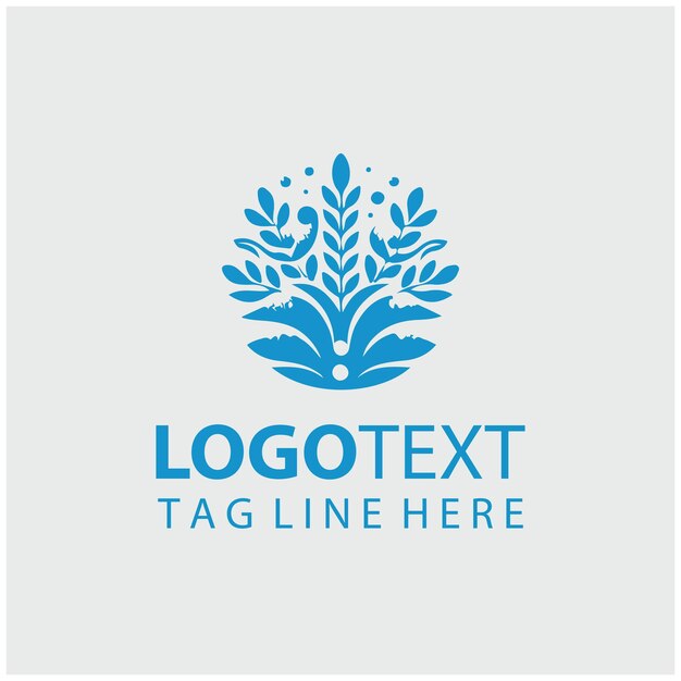 Ilustraciones vectoriales del logotipo del árbol de coral