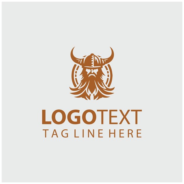 Ilustraciones vectoriales del logotipo de los barcos vikingos