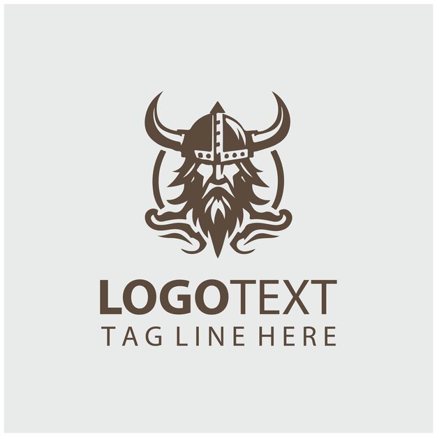 Ilustraciones vectoriales del logotipo de los barcos vikingos