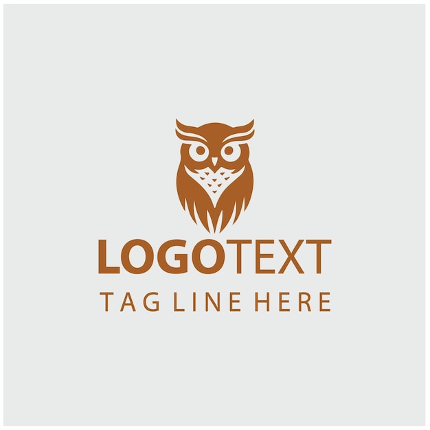 Ilustraciones vectoriales del logotipo del búho