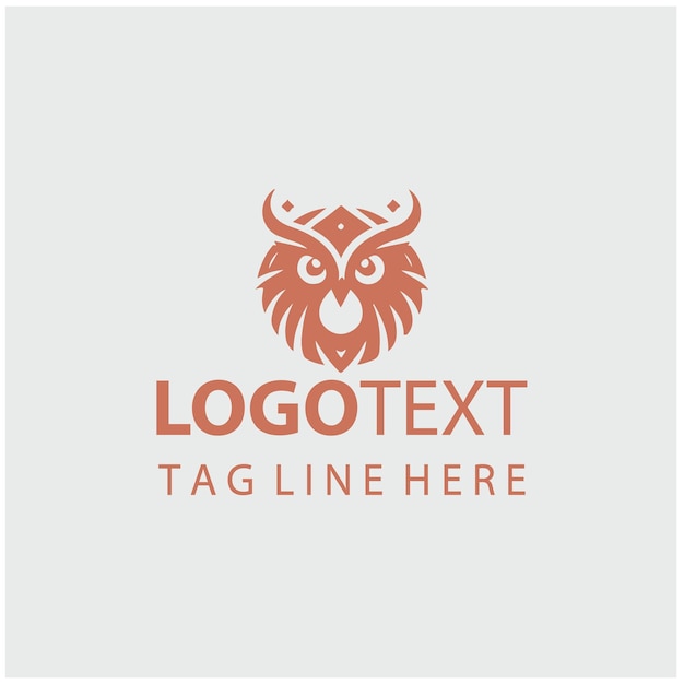 Ilustraciones vectoriales del logotipo del búho