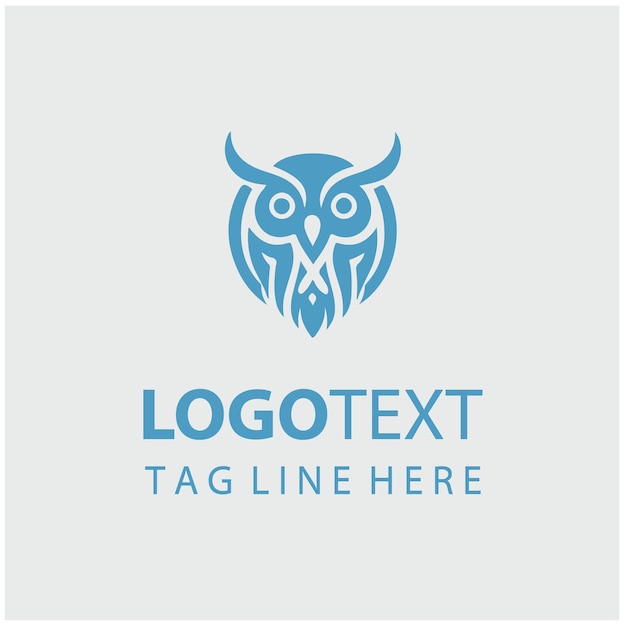 Ilustraciones vectoriales del logotipo del búho