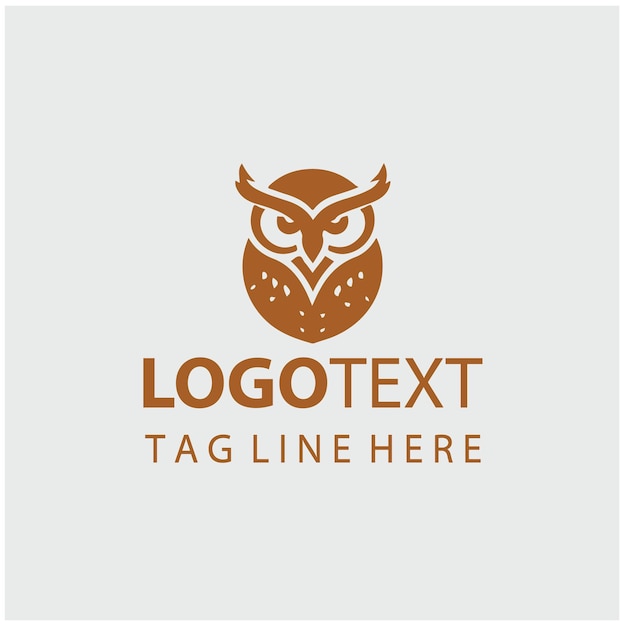 Ilustraciones vectoriales del logotipo del búho