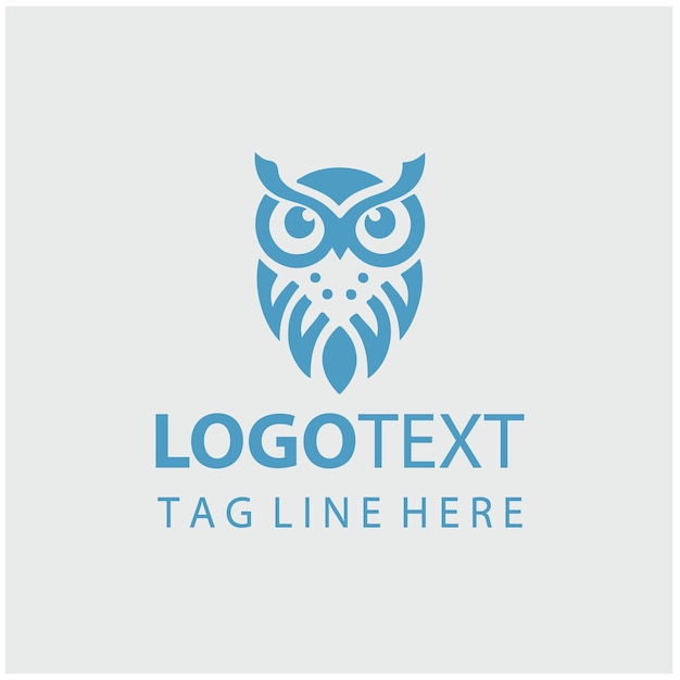 Ilustraciones vectoriales del logotipo del búho