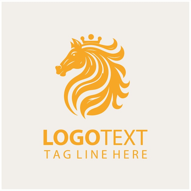 Ilustraciones vectoriales del logotipo del caballo