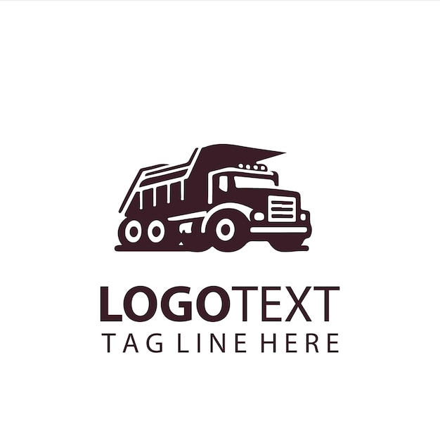 Ilustraciones vectoriales del logotipo del camión