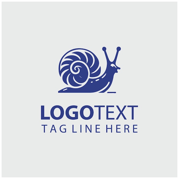 Ilustraciones vectoriales del logotipo del caracol
