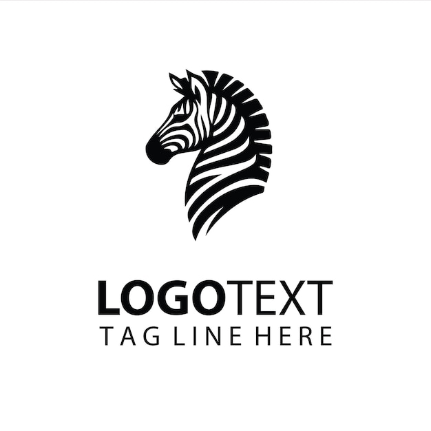 Ilustraciones vectoriales del logotipo de la cebra