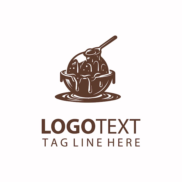 Ilustraciones vectoriales del logotipo de chocolate
