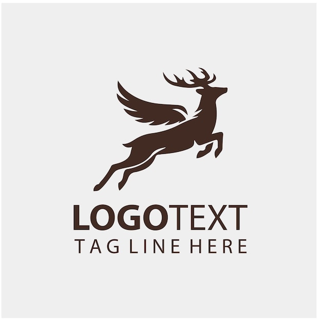 Ilustraciones vectoriales del logotipo de los ciervos