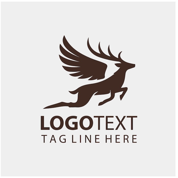 Ilustraciones vectoriales del logotipo de los ciervos