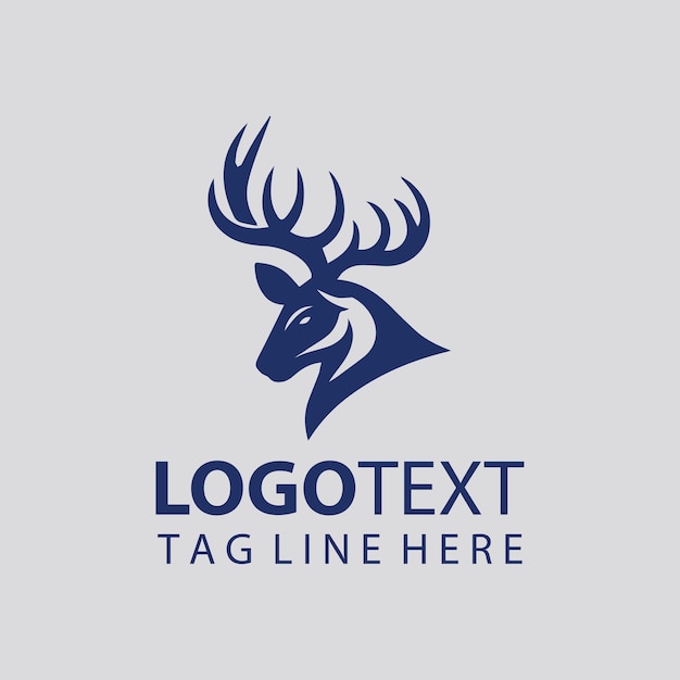 Ilustraciones vectoriales del logotipo de los ciervos