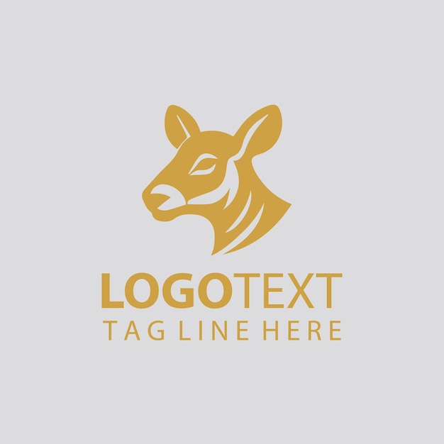 Ilustraciones vectoriales del logotipo de los ciervos
