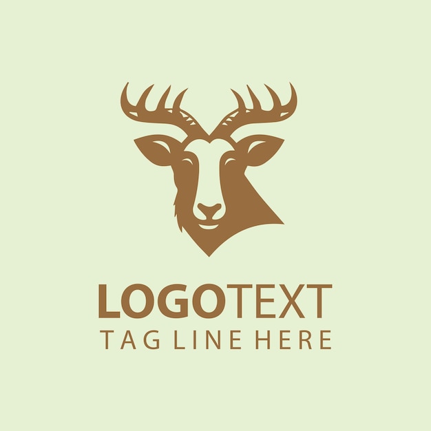 Ilustraciones vectoriales del logotipo de los ciervos