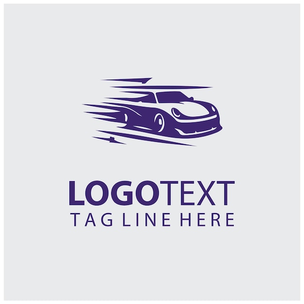 Ilustraciones vectoriales del logotipo de los coches rápidos