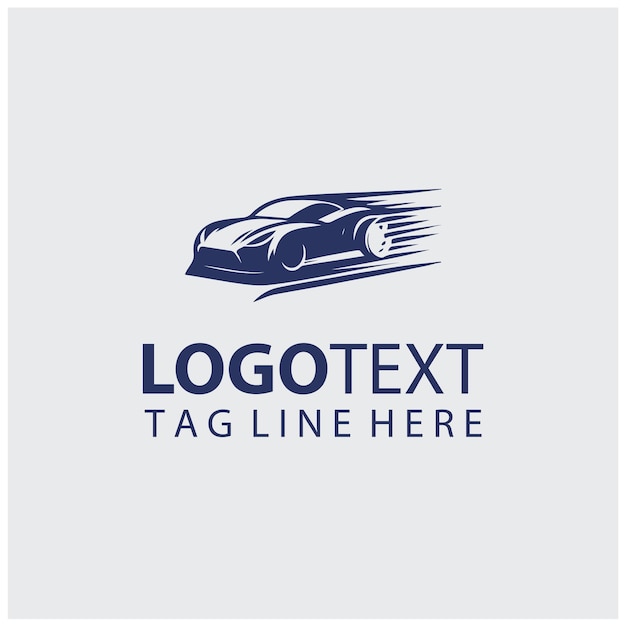 Ilustraciones vectoriales del logotipo de los coches rápidos