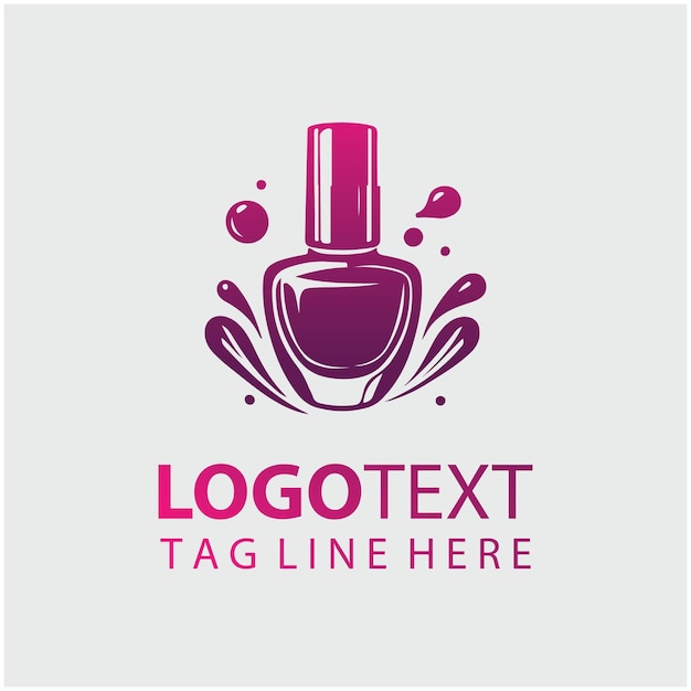 Ilustraciones vectoriales del logotipo de los cosméticos