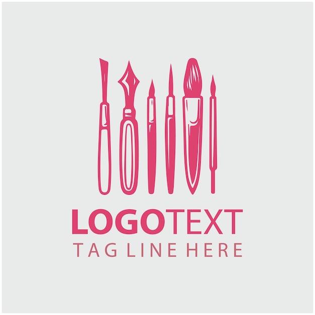 Ilustraciones vectoriales del logotipo de los cosméticos