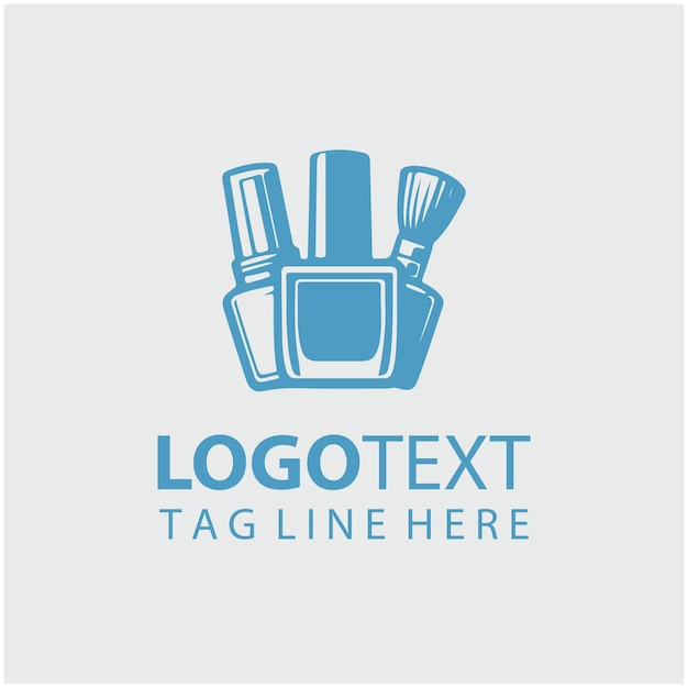 Ilustraciones vectoriales del logotipo de los cosméticos