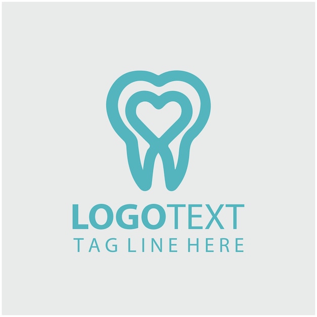Ilustraciones vectoriales del logotipo dental