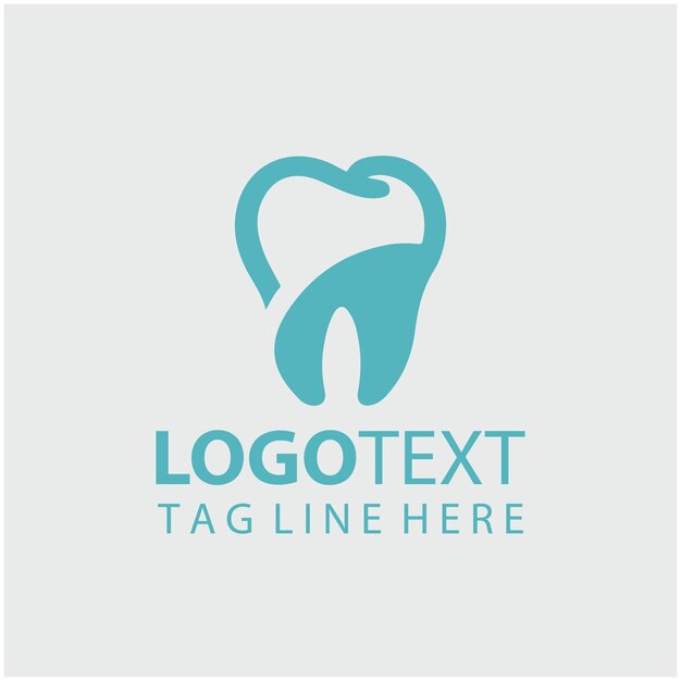 Ilustraciones vectoriales del logotipo dental