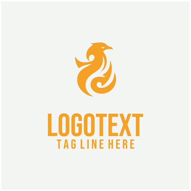 Ilustraciones vectoriales del logotipo de Flame Bird
