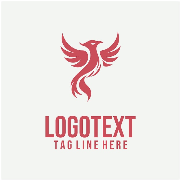 Ilustraciones vectoriales del logotipo de Flame Bird