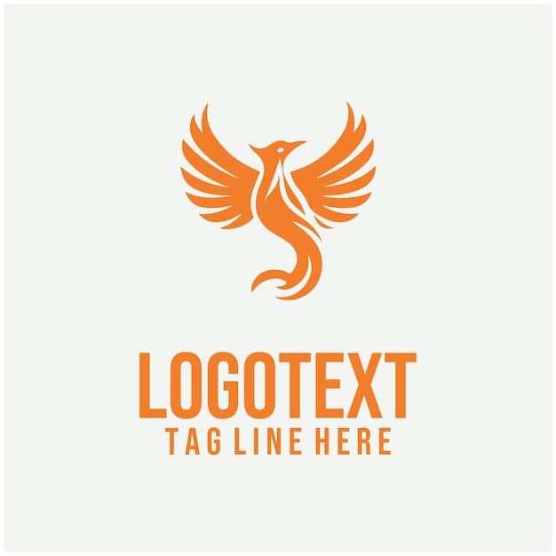 Ilustraciones vectoriales del logotipo de Flame Bird