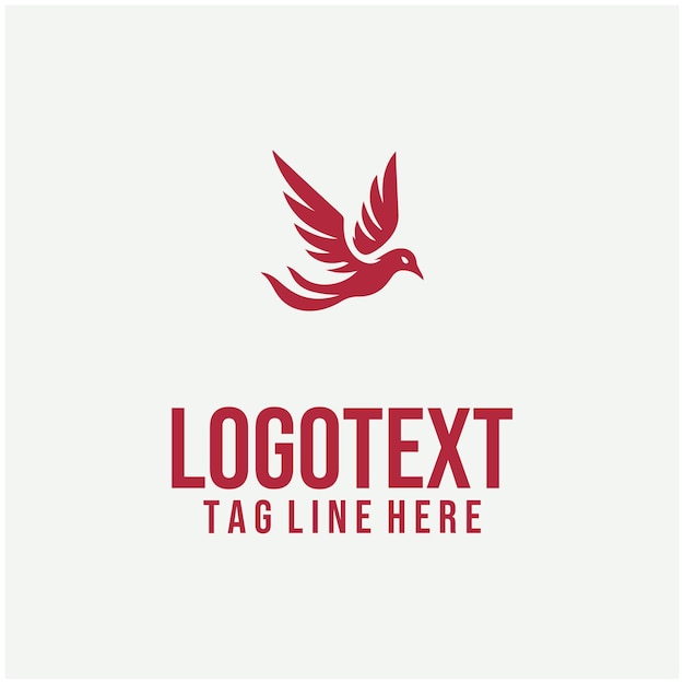 Ilustraciones vectoriales del logotipo de Flame Bird