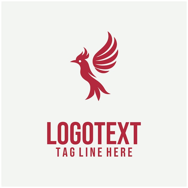 Ilustraciones vectoriales del logotipo de Flame Bird