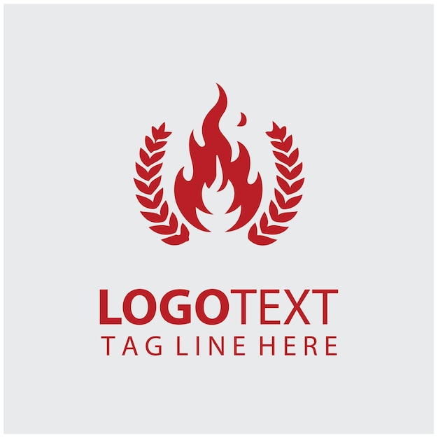 Ilustraciones vectoriales del logotipo de Flame Piller