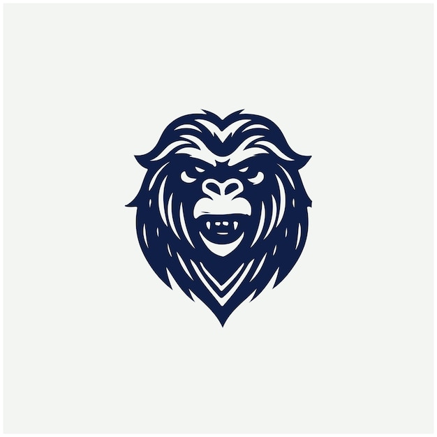 Ilustraciones vectoriales del logotipo del gorila