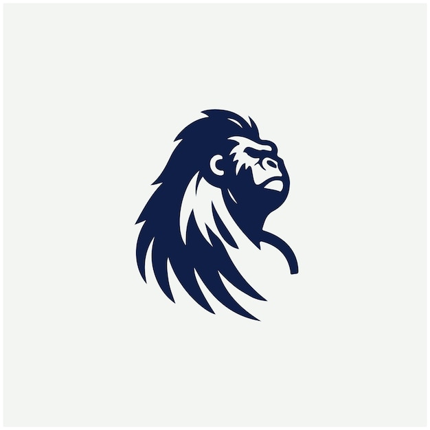 Ilustraciones vectoriales del logotipo del gorila