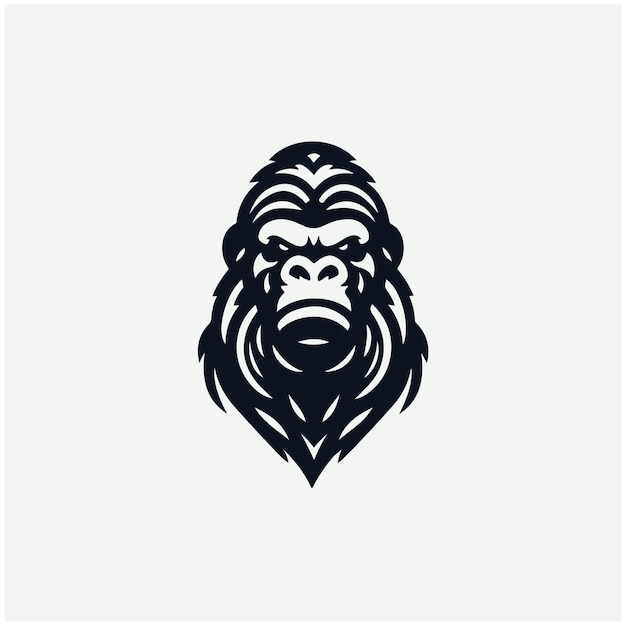 Ilustraciones vectoriales del logotipo del gorila