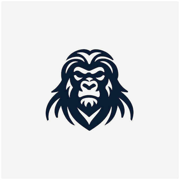 Ilustraciones vectoriales del logotipo del gorila