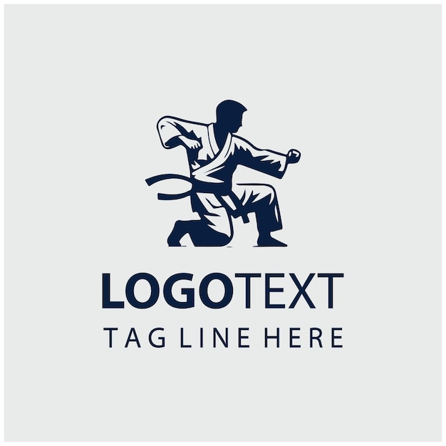 Ilustraciones vectoriales del logotipo de Karate