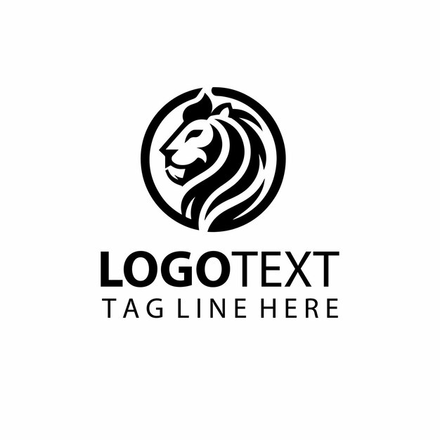 Ilustraciones vectoriales del logotipo del león