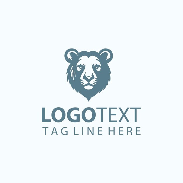 Ilustraciones vectoriales del logotipo del león