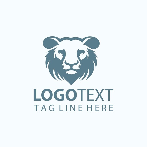 Ilustraciones vectoriales del logotipo del león