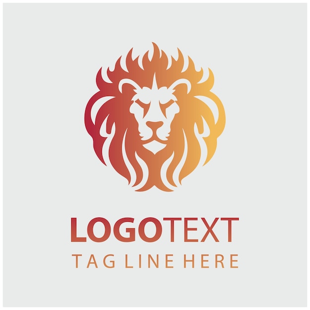 Ilustraciones vectoriales del logotipo del león