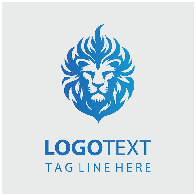Ilustraciones vectoriales del logotipo del león
