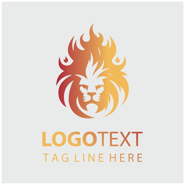 Ilustraciones vectoriales del logotipo del león