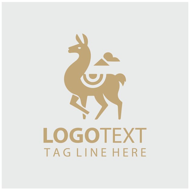 Ilustraciones vectoriales del logotipo de Llama